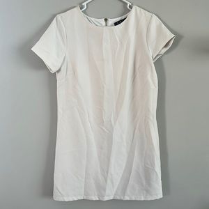 White mini dress